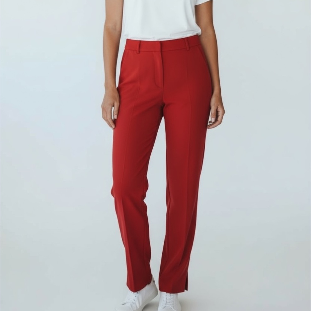 New Jules & Leopold Burgundy Ankle Pants size 2